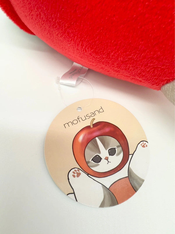 Mofusand Cat x Apple Design Large Plush Soft Toy Official Japan