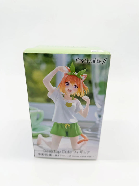 Desktop Cute The Quintessential Quintuplets Yotsuba Nakano Cat Room Wear Figure