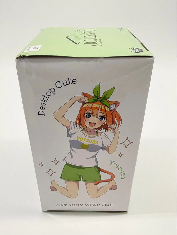 Desktop Cute The Quintessential Quintuplets Yotsuba Nakano Cat Room Wear Figure