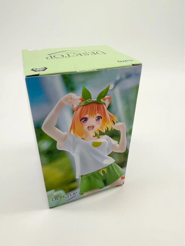 Desktop Cute The Quintessential Quintuplets Yotsuba Nakano Cat Room Wear Figure