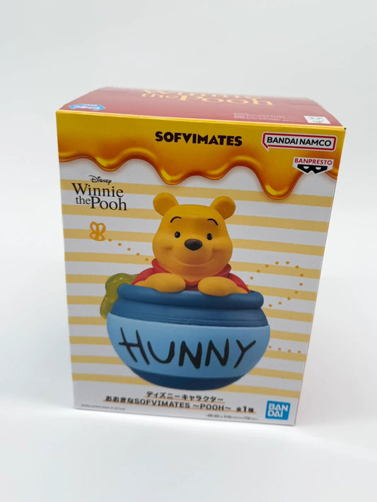 Winnie The Pooh Disney Sofvimates Hunny Pot Figurine