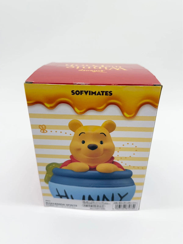Winnie The Pooh Disney Sofvimates Hunny Pot Figurine