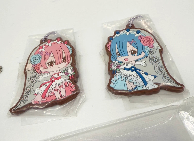 Re:Zero Bundle of Keychains, Mini Figures & Small Canvas