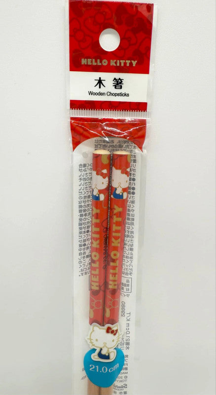 Sanrio Licensed Hello Kitty Wooden Chopsticks New Japan Exclusive