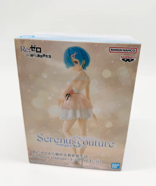 Re Zero Rem Serenus couture Vol.3 Figure Banpresto Japan Official