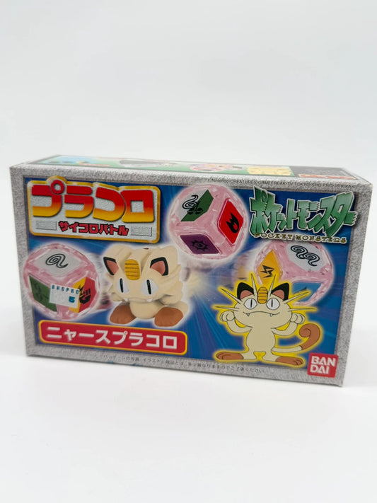 Pokemon Meowth Pracoro Dice Battle Game Bandai 1998 Sealed