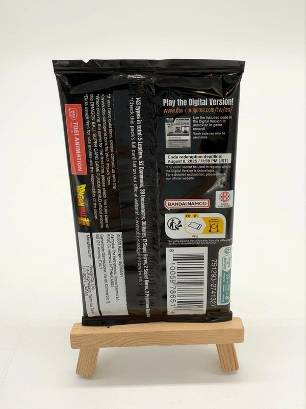 Single Pack Dragon Ball Fusion World FB03 Pack Sealed