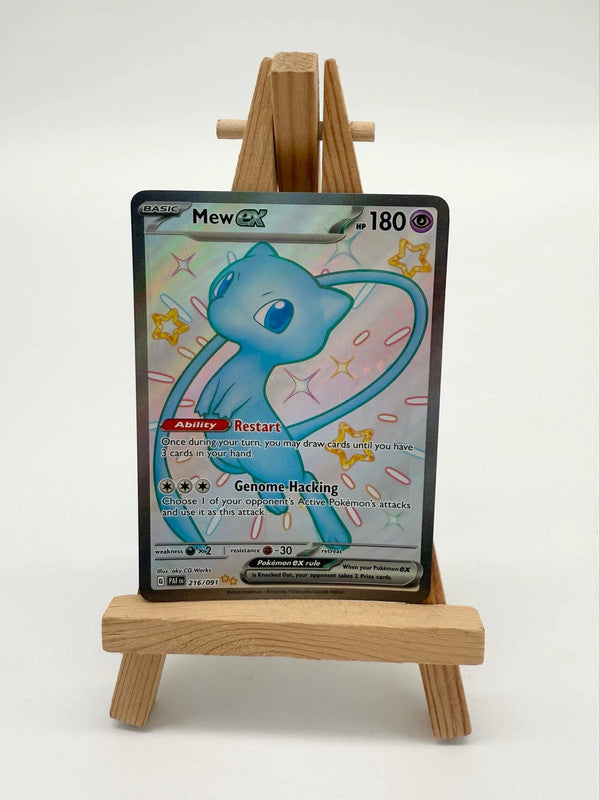 216/091 Mew ex | Shiny Ultra Rare Card | SV-04.5 Paldean Fates : Pokémon TCG