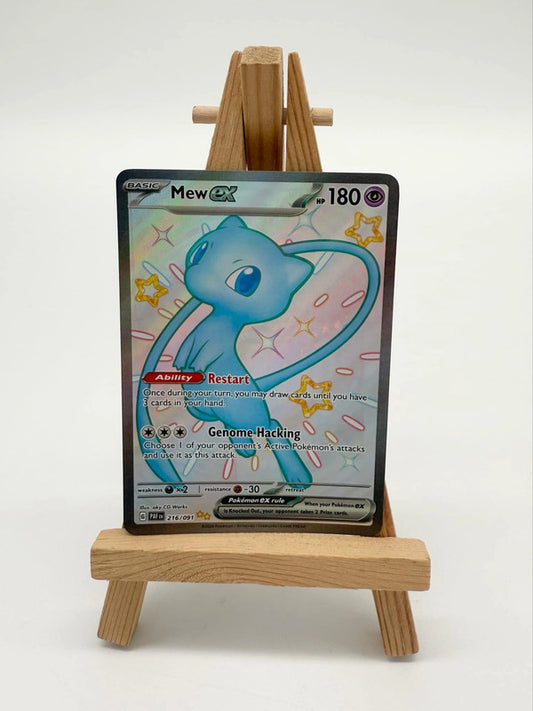 216/091 Mew ex | Shiny Ultra Rare Card | SV-04.5 Paldean Fates : Pokémon TCG