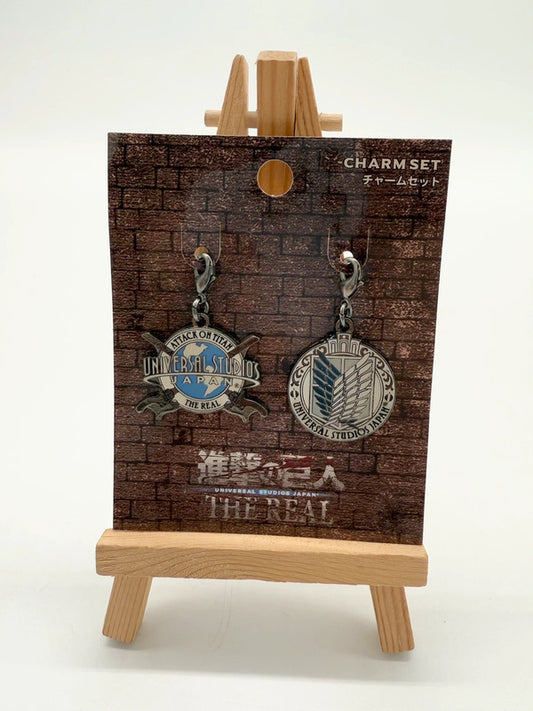 Attack on Titan Universal Studios Japan Charm Set of 2