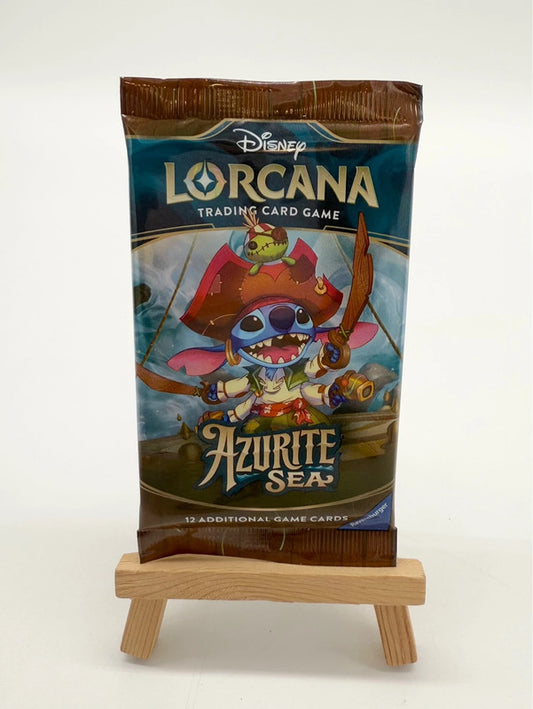 Disney Lorcana Azurite Sea Single Booster Pack