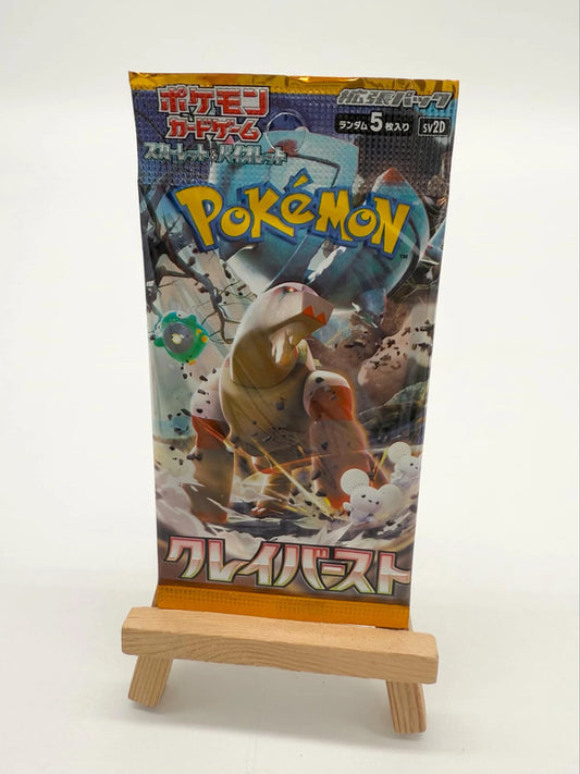 Pokémon Scarlet & Violet Clay Burst Booster Pack sealed Japan