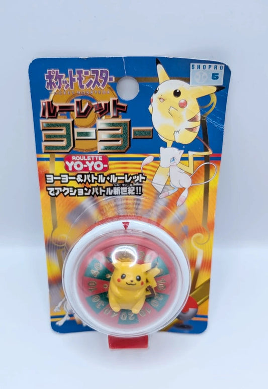 Pikachu Pokémon Roulette Yoyo Vintage Deadstock Sealed