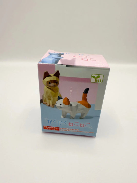 Japanese Pixel Cat Theme Blind Box Figurine