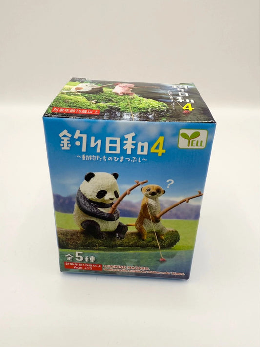 Japanese Animal Fishing Theme Blind Box Figurine