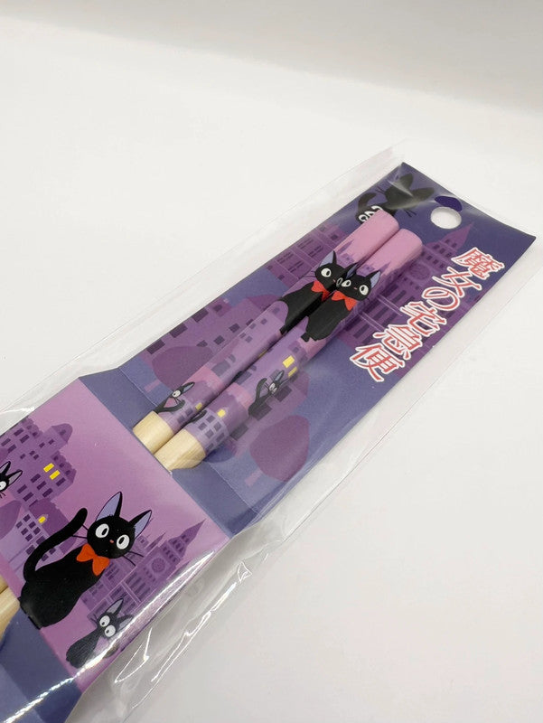 Studio Ghibli Kiki’s Delivery Service Purple Jiji Cat Chopsticks