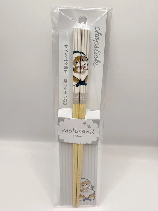 Mofusand Official Shark Cat Design Chopsticks