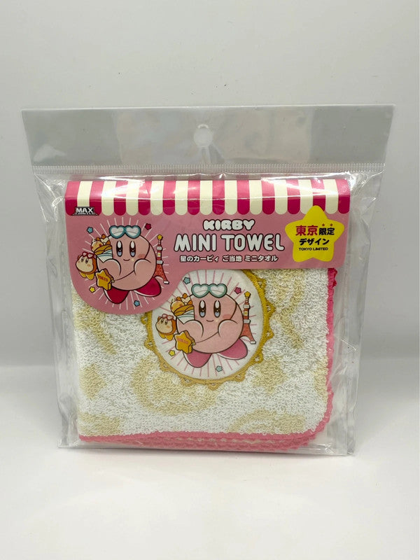 Kirby Mini Towel Tokyo Edition Pink Official Nintendo