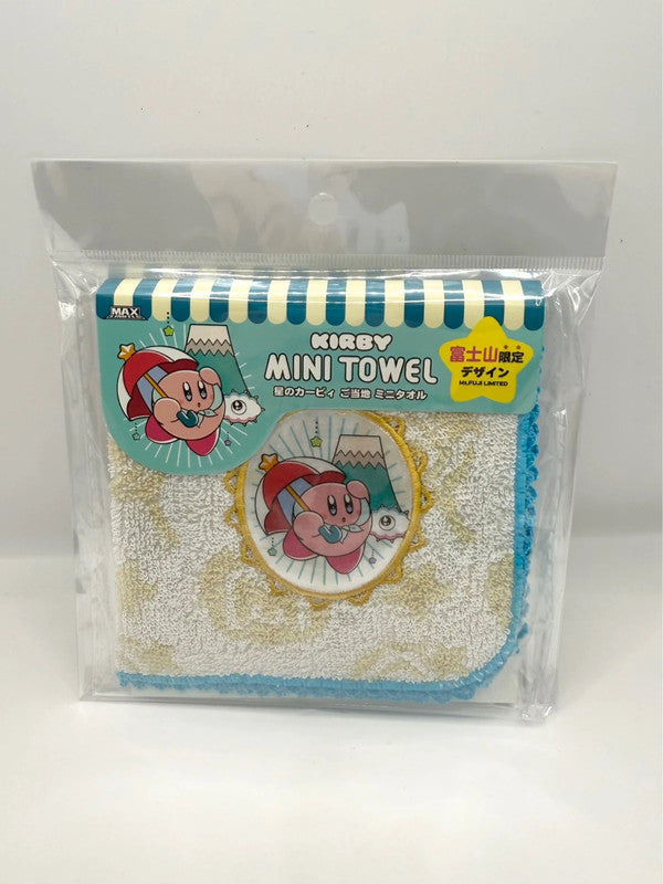 Kirby Mini Towel Mt Fuji Edition Blue Official Nintendo