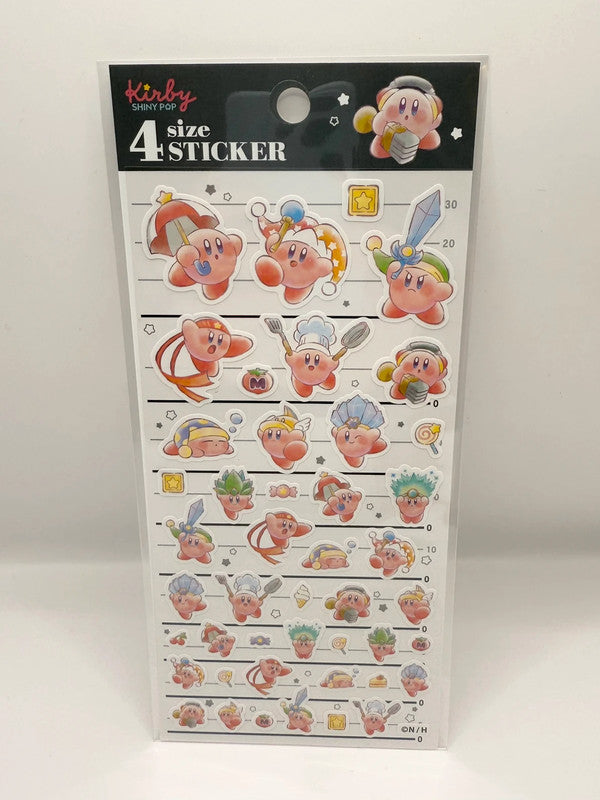 Kirby Official Nintendo Sticker Sheet Ver 1