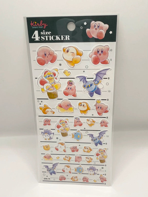 Kirby Official Nintendo Sticker Sheet Ver 2