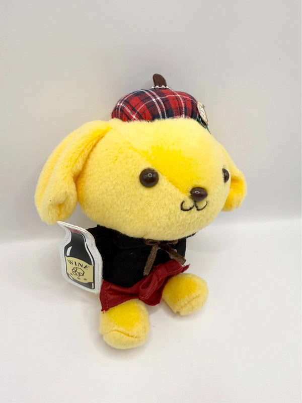 Sanrio Pom Pom Purin Official Retro Style Plush Keychain