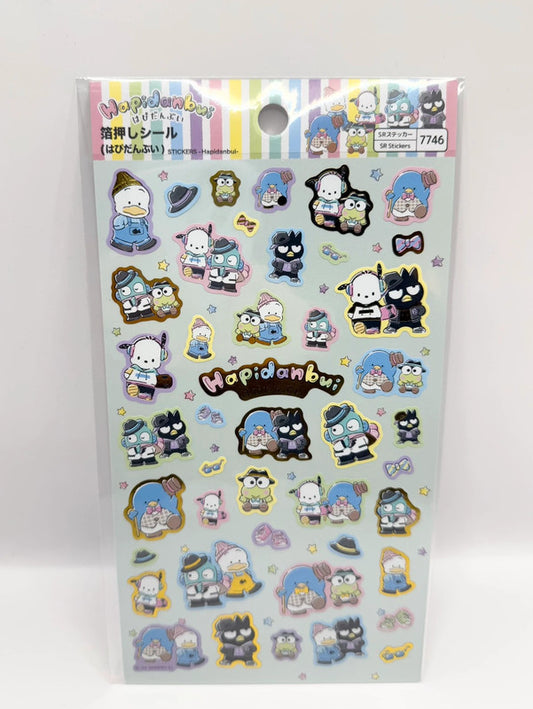 Sanrio Official Hapidanbui Sticker Sheet