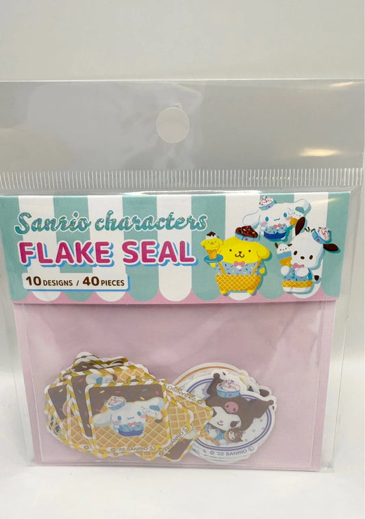 Sanrio Characters Official Flake Sticker Set