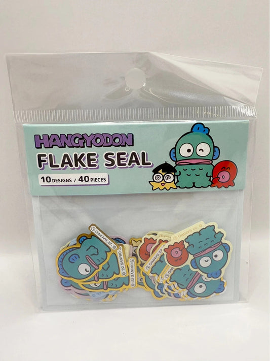 Sanrio Character Hangyodon Official Flake Sticker Set