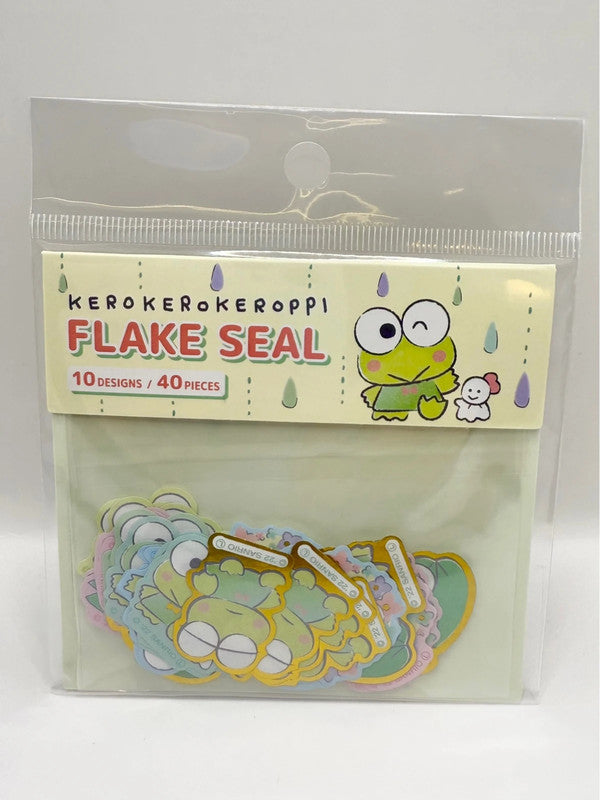 Sanrio Character Keroppi Official Flake Sticker Set