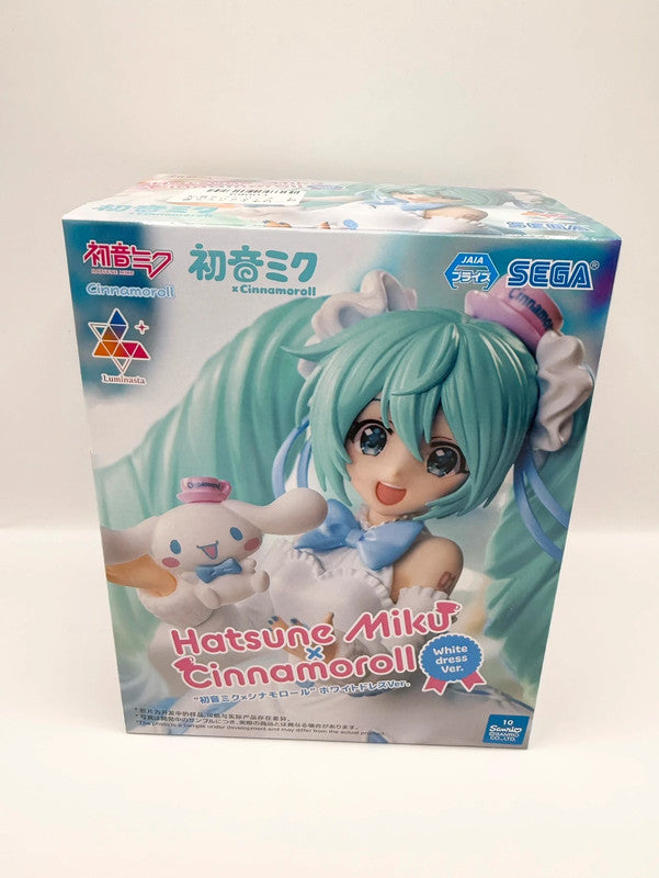 Hatsune Miku x Cinnamoroll Sega Luminasta White Dress Version Figurine