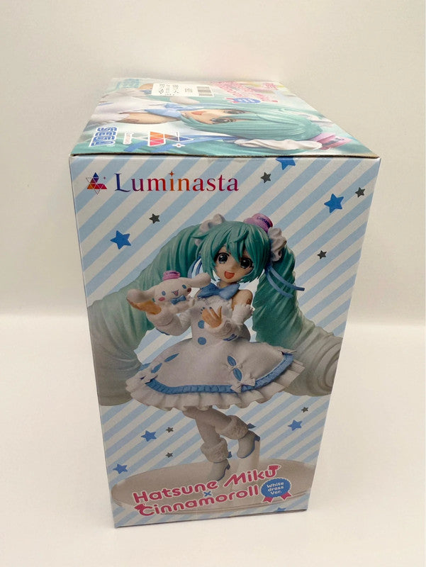 Hatsune Miku x Cinnamoroll Sega Luminasta White Dress Version Figurine