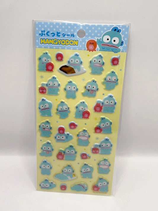 Sanrio Hangyodon Thick Sticker Set New and sealed