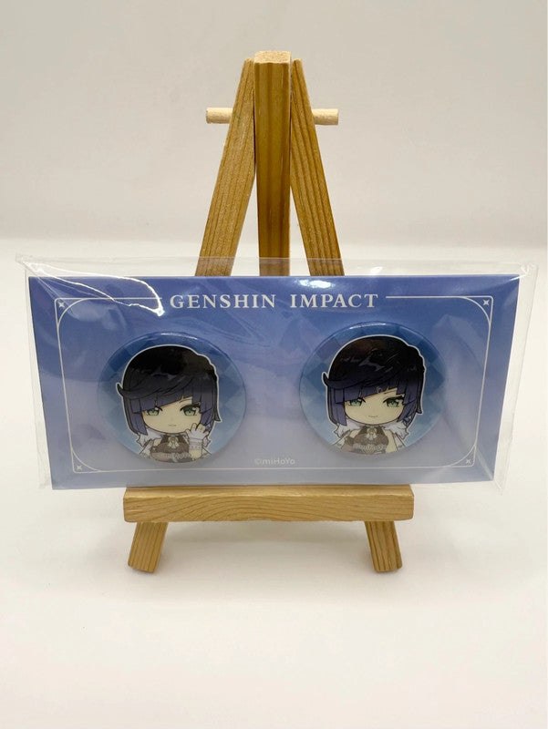 Genshin Impact Badge Set of 2 Official Mihoyo