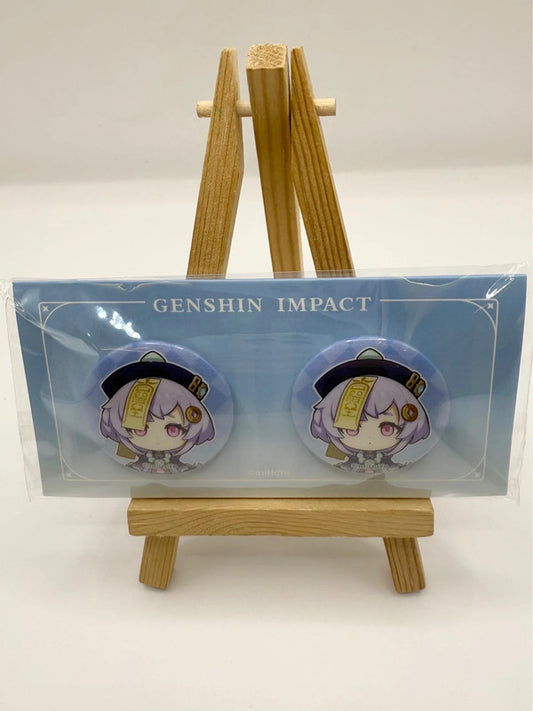 Genshin Impact Badge Set of 2 Official Mihoyo