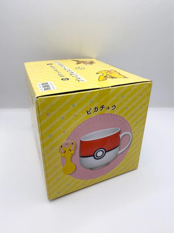 Pokemon Official Pokeball Mug with Pikachu Spoon Ceramic