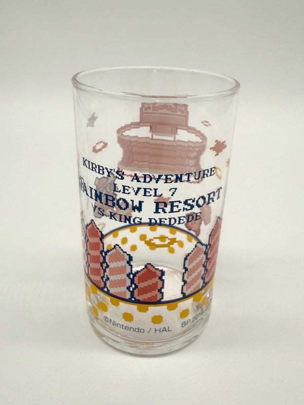 Kirby Official Nintendo Drinking Glass Rainbow Resort Design