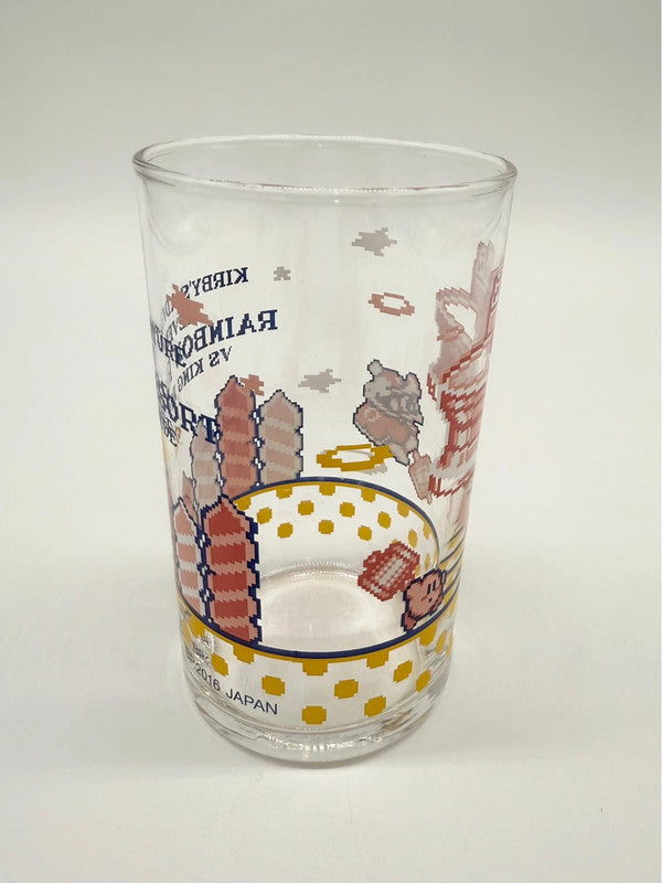 Kirby Official Nintendo Drinking Glass Rainbow Resort Design
