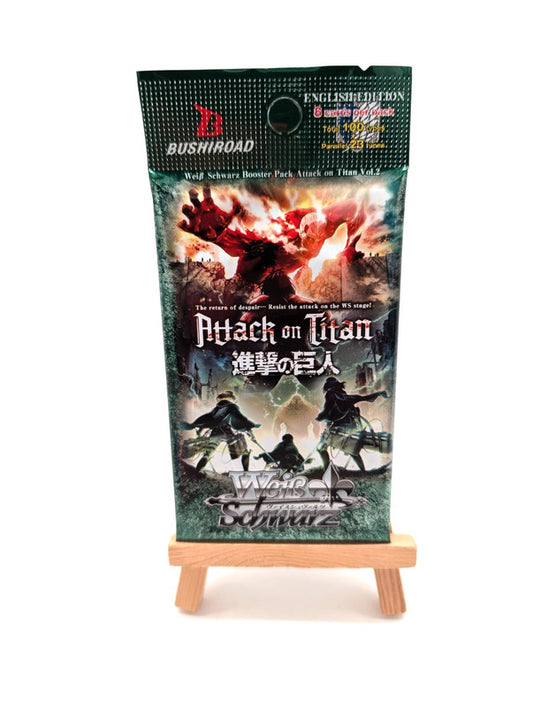 Weiss Schwarz Attack on Titan Vol 2 Single English Booster Pack x1