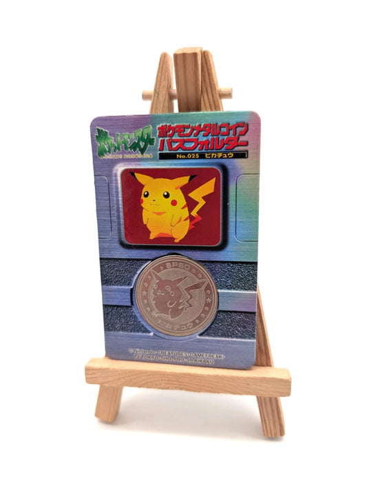 Pocket Monster Meiji Dairy Pikachu Metal Coin