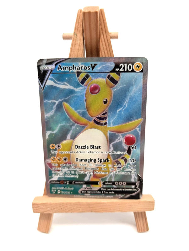 Pokémon TCG Ampharos V Full Art Vivid Voltage 171/185 Trading Card