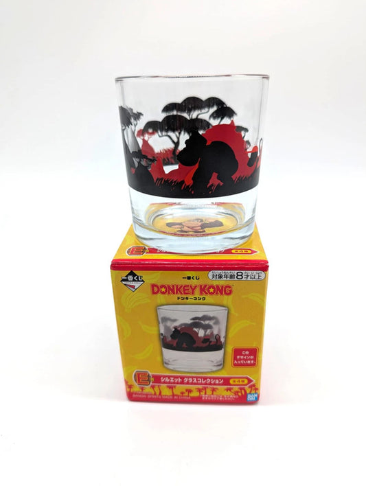 Bandai Nintendo Donkey Kong Drinking Glass Boxed New