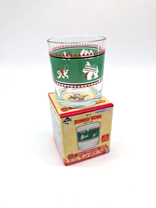 Nintendo Bandai Donkey Kong Drinking Glass Boxed New