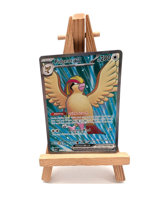 Pokemon Card Pidgeot EX 217/197 Full Art Ultra Rare Obsidian Flames