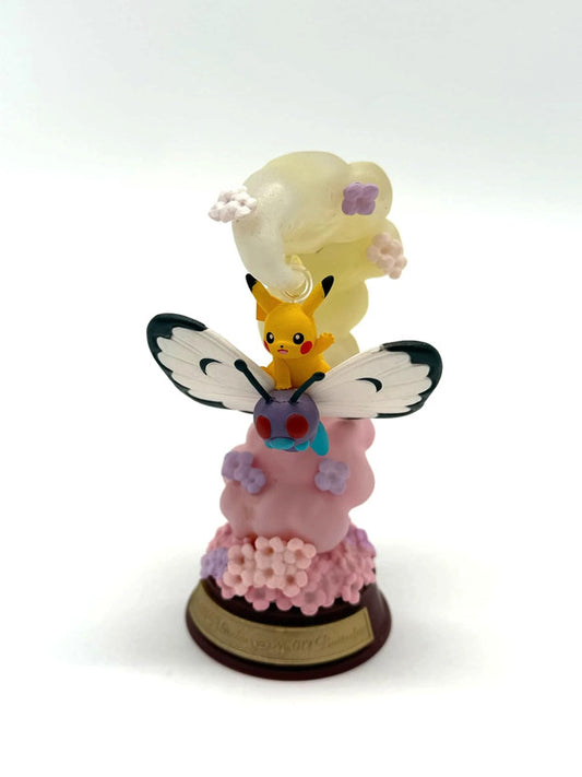 Japan Exclusive Re-Ment Butterfree/Pikachu Figurine Licensed