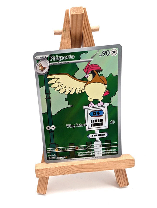 Pokemon Card Pidgeotto 208/197 Obsidian Flames Full Art Illustration