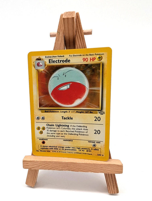 Electrode 2/64 Vintage Holo Pokemon Card Jungle