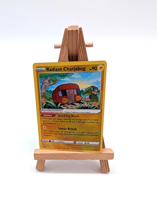 Radiant Charjabug 051/159 Radiant Rare Crown Zenith Pokemon