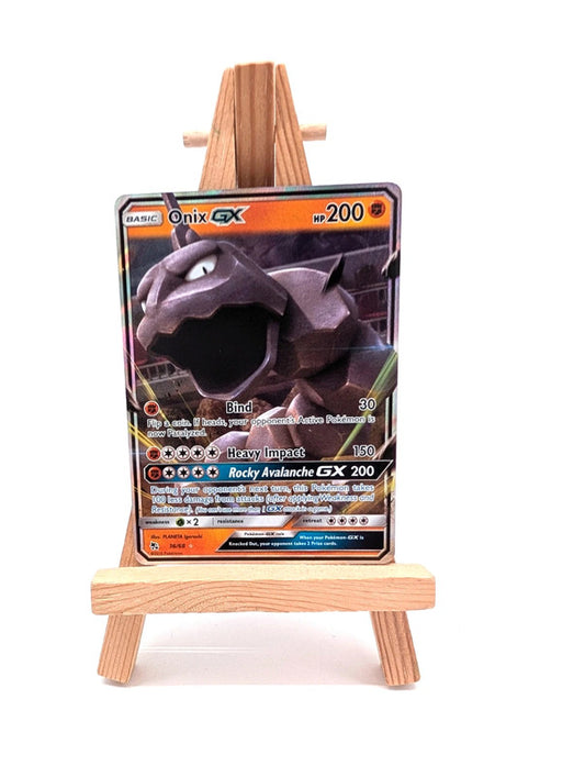 Pokémon Onix GX TCG Hidden Fates Holo Ultra Rare Card 36/68