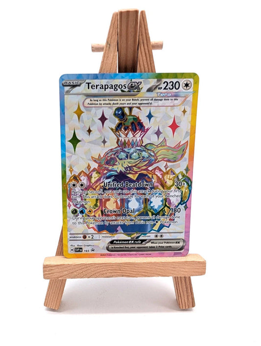Terapagos ex SVP 165 Black Star Promo Scarlet And Violet Pokemon Card